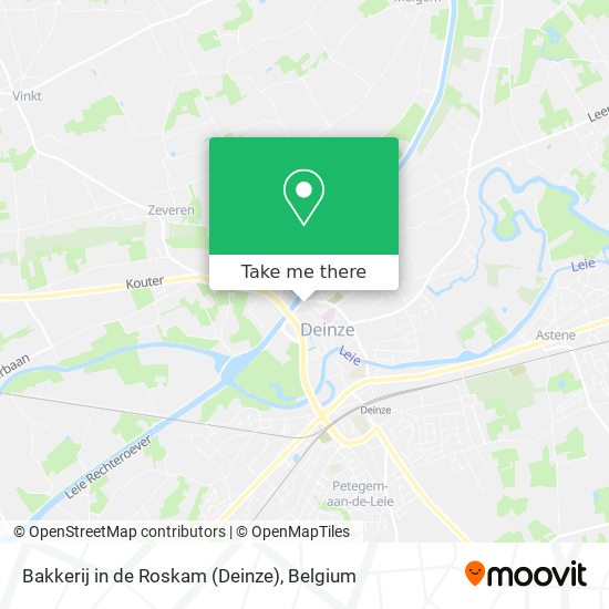 Bakkerij in de Roskam (Deinze) plan