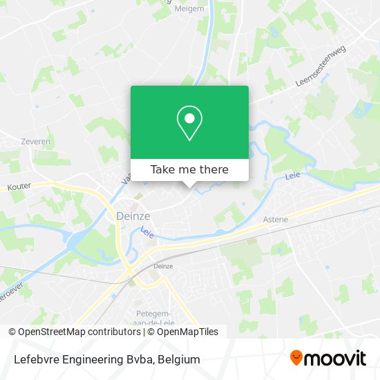 Lefebvre Engineering Bvba map
