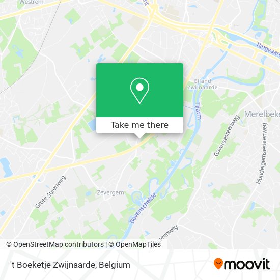 't Boeketje Zwijnaarde plan