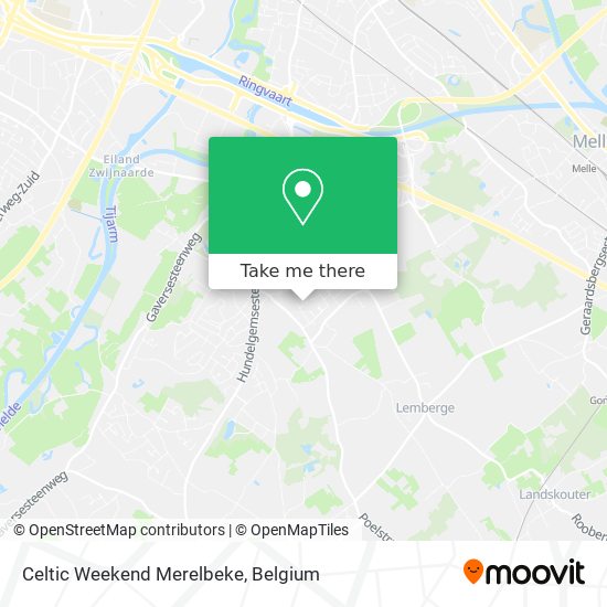 Celtic Weekend Merelbeke plan