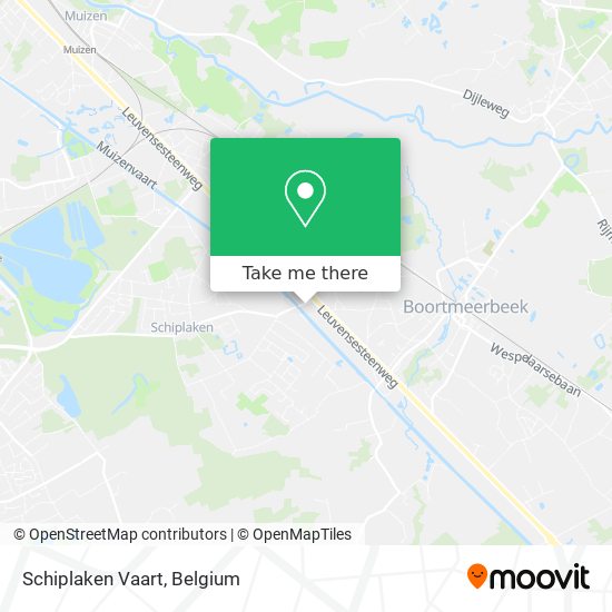 Schiplaken Vaart map