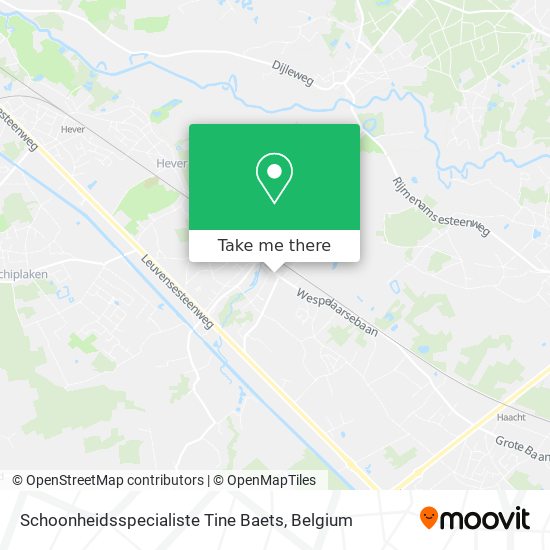 Schoonheidsspecialiste Tine Baets plan