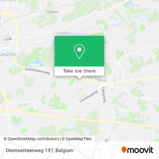 Diestsesteenweg 197 map