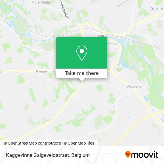 Kaggevinne Galgeveldstraat map