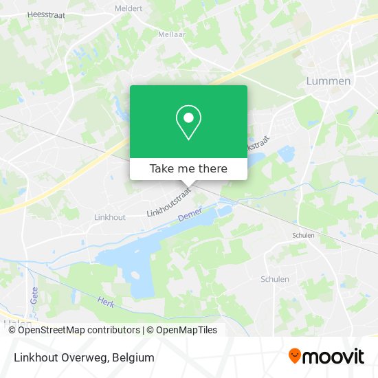 Linkhout Overweg map