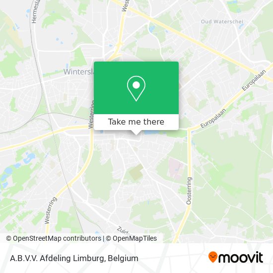 A.B.V.V. Afdeling Limburg map