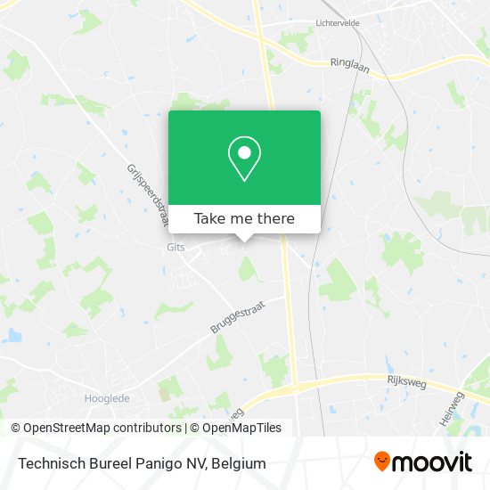 Technisch Bureel Panigo NV map