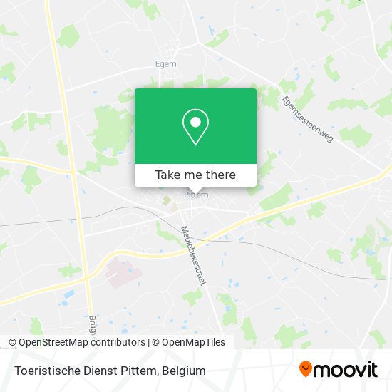 Toeristische Dienst Pittem map