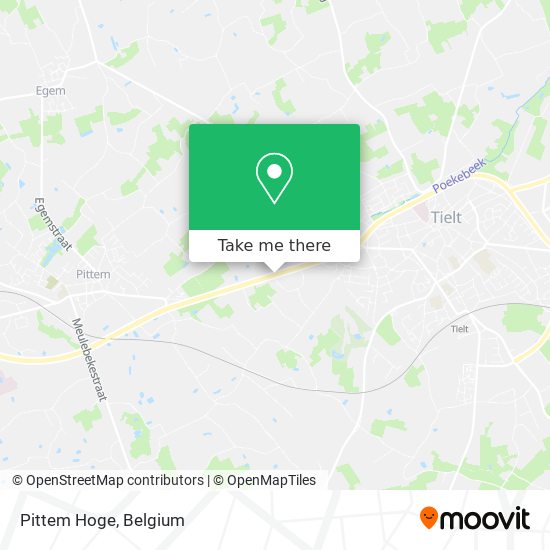 Pittem Hoge map