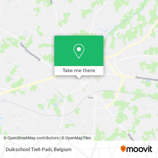 Duikschool Tielt-Padi map