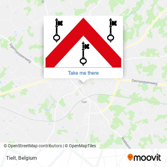 Tielt map