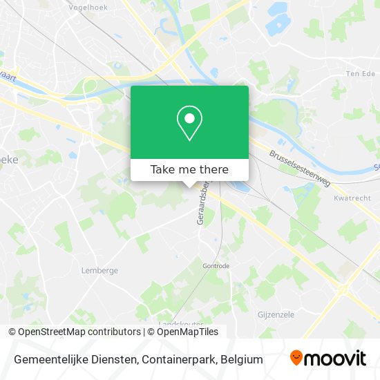 Gemeentelijke Diensten, Containerpark map