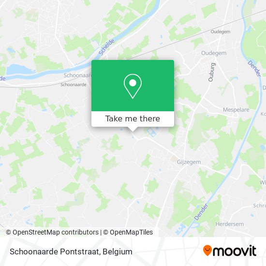 Schoonaarde Pontstraat map