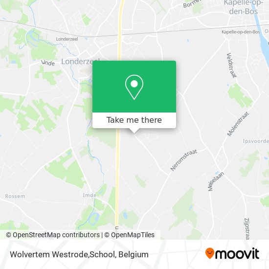 Wolvertem Westrode,School map