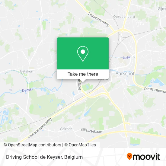 Driving School de Keyser map
