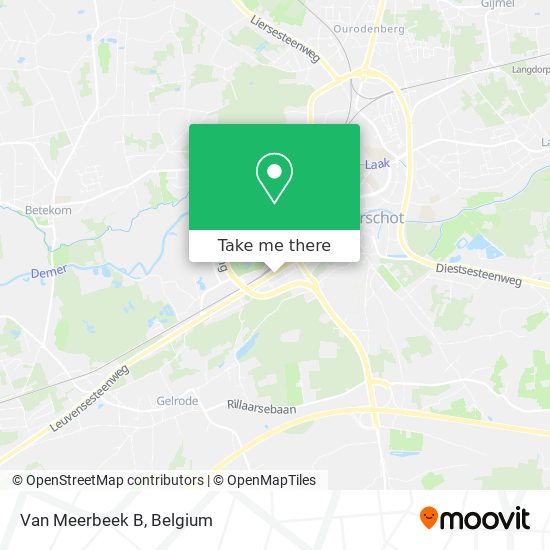 Van Meerbeek B map