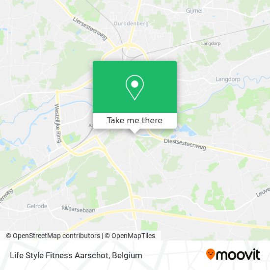 Life Style Fitness Aarschot map