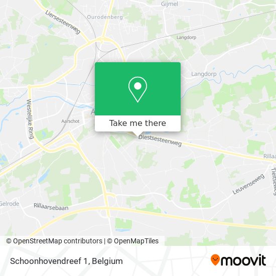 Schoonhovendreef 1 map