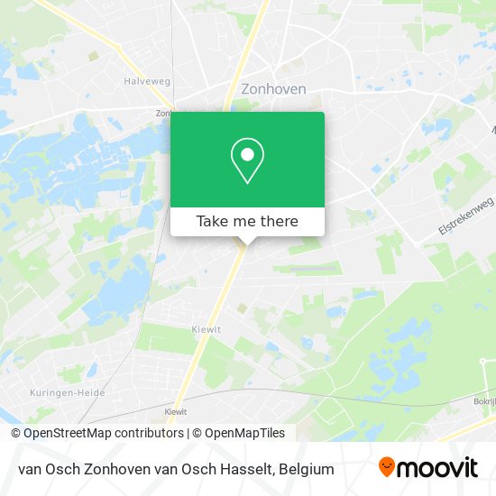 van Osch Zonhoven van Osch Hasselt map