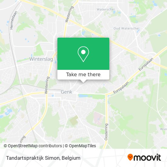 Tandartspraktijk Simon map