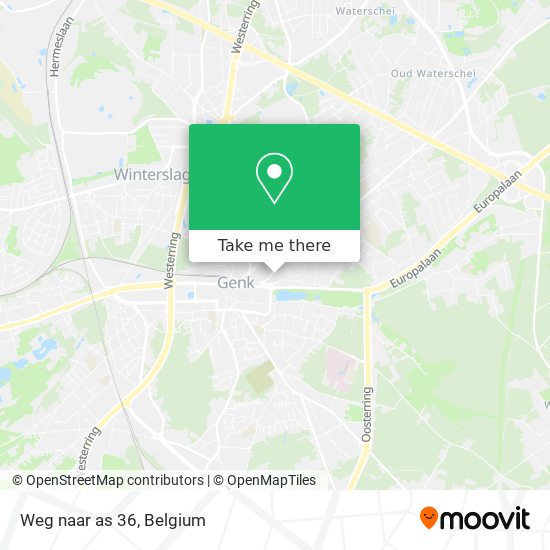 Weg naar as 36 map