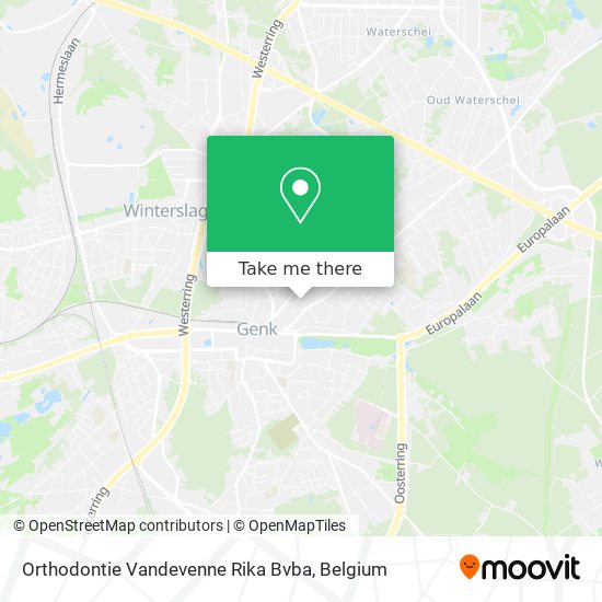 Orthodontie Vandevenne Rika Bvba plan