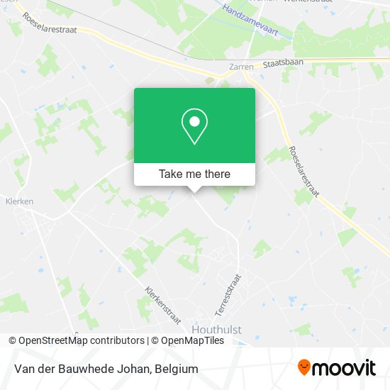 Van der Bauwhede Johan map