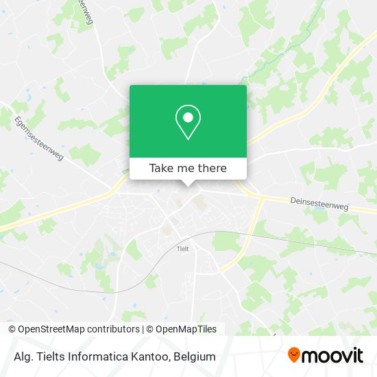 Alg. Tielts Informatica Kantoo map