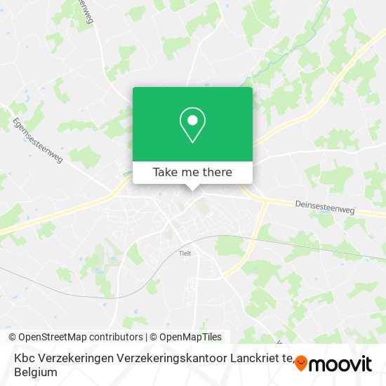 Kbc Verzekeringen Verzekeringskantoor Lanckriet te map