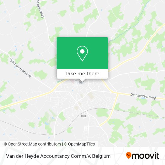 Van der Heyde Accountancy Comm.V map