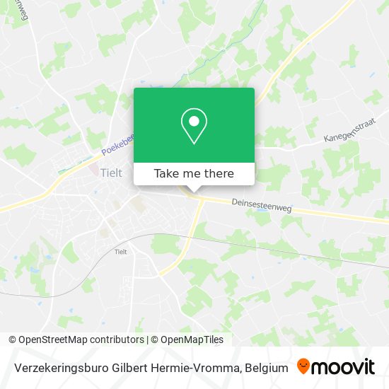 Verzekeringsburo Gilbert Hermie-Vromma map