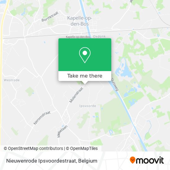 Nieuwenrode Ipsvoordestraat map