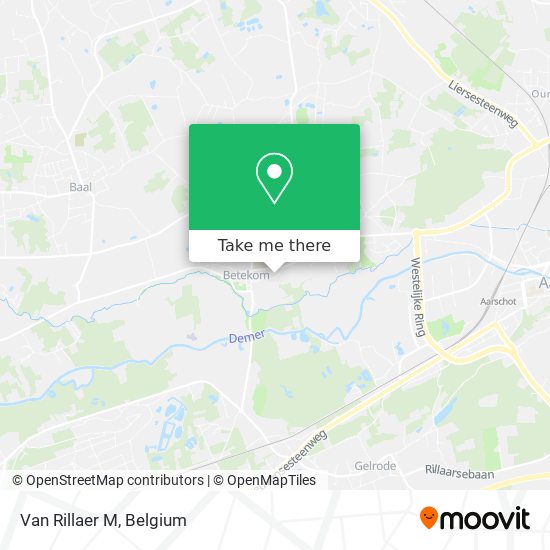 Van Rillaer M map