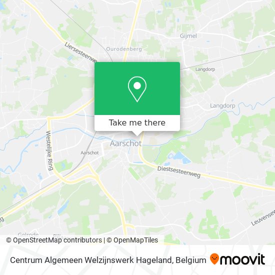 Centrum Algemeen Welzijnswerk Hageland map