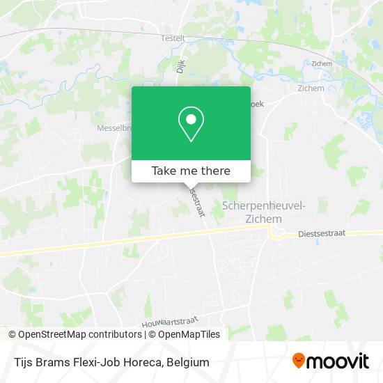 Tijs Brams Flexi-Job Horeca map