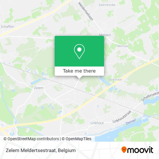 Zelem Meldertsestraat plan