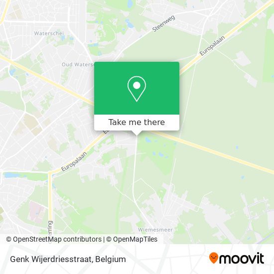 Genk Wijerdriesstraat map