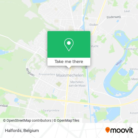 Halfords map