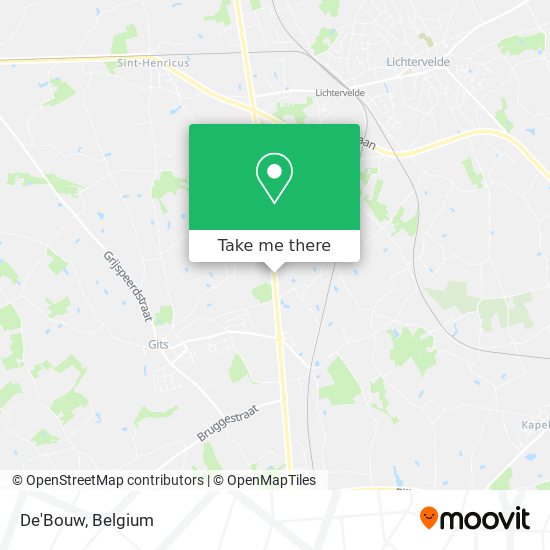 De'Bouw map