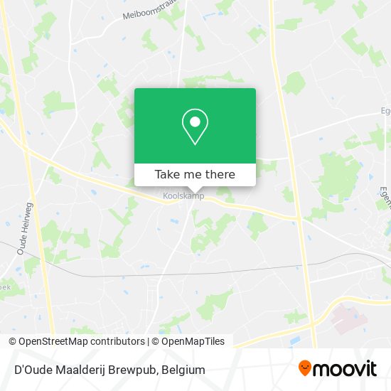 D'Oude Maalderij Brewpub plan