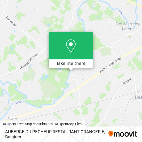 AUBERGE DU PECHEUR RESTAURANT ORANGERIE map
