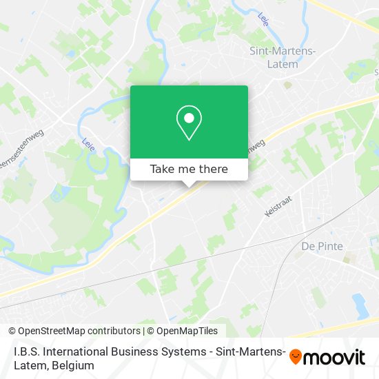 I.B.S. International Business Systems - Sint-Martens-Latem map