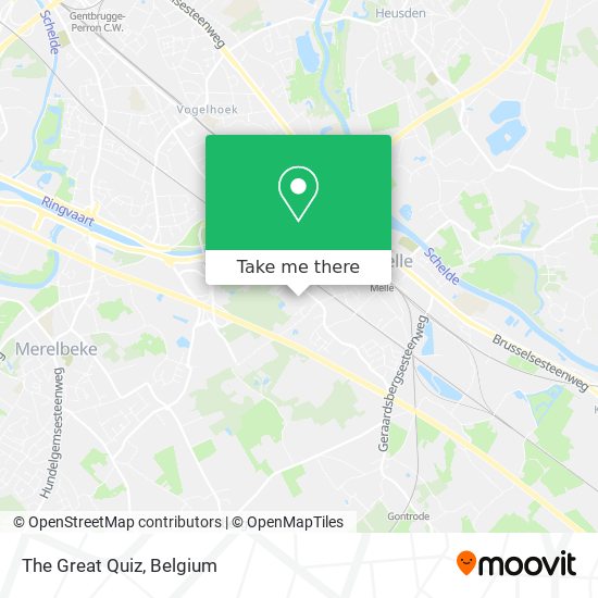 The Great Quiz map