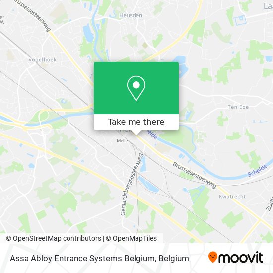 Assa Abloy Entrance Systems Belgium map