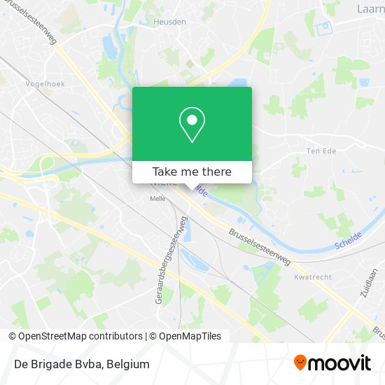 De Brigade Bvba map