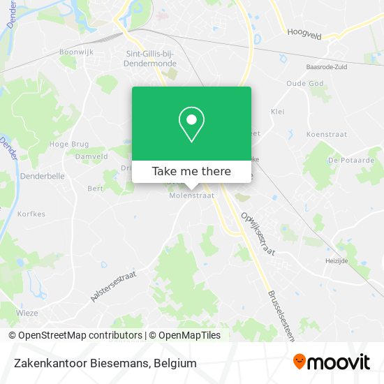 Zakenkantoor Biesemans map