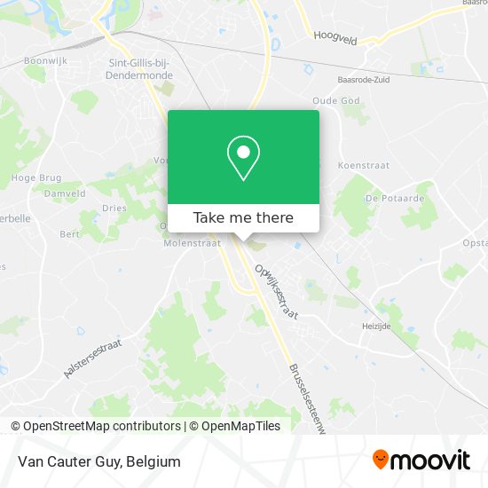 Van Cauter Guy map