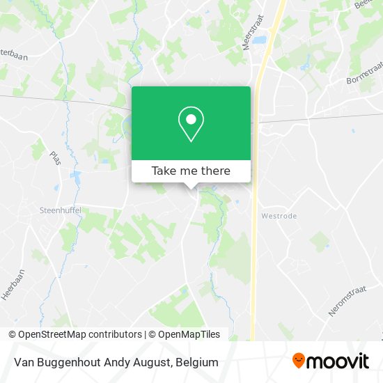 Van Buggenhout Andy August map