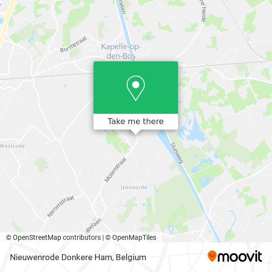Nieuwenrode Donkere Ham map