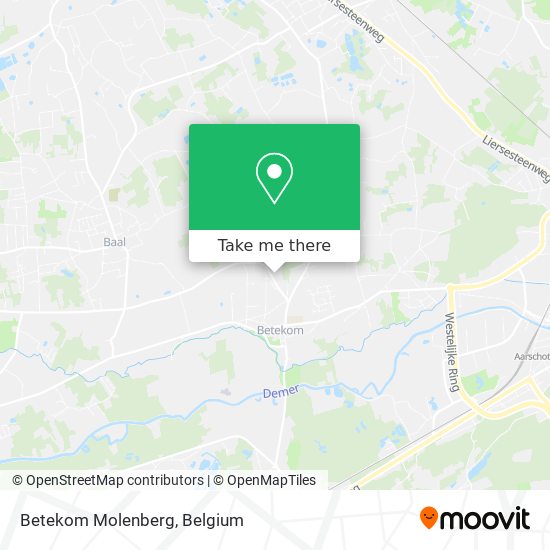 Betekom Molenberg map